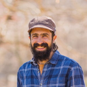 Tyler Lavenberg, instructor of carpentry, tiny house building, survival and earth skills at Wild Abundance