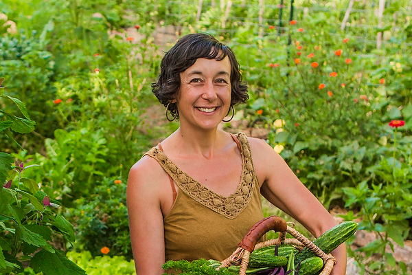 Chloe Lieberman, gardening instructor at Wild Abundance