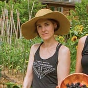 Square Testimonials 2024 theme update - Rachel Gardening Permaculture apprenticeship